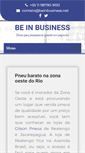Mobile Screenshot of beinbusiness.net